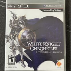 NEW White Knight Chronicles - International Edition (PlayStation 3, 2010) Sealed