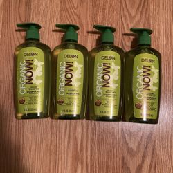 4 Delon Organic Now! Shampoo New!