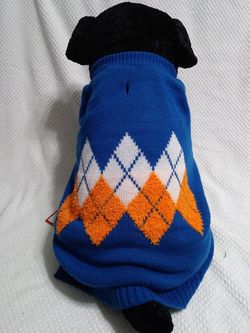 Dog Argyle Sweater