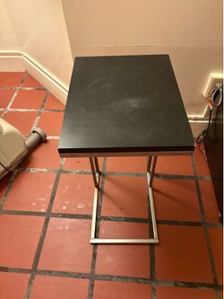 Black end table