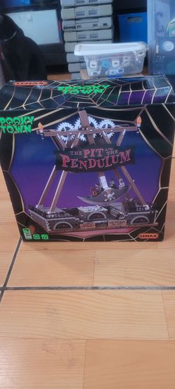 Lemax spookytown the pit pendulum