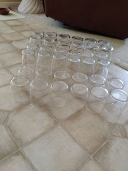 Set of 36 water and juice glasses