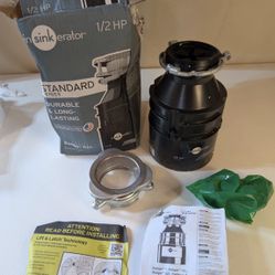 InSinkErator Badger 5 Garbage Disposal with Power Cord, Standard Series 1/2 HP C