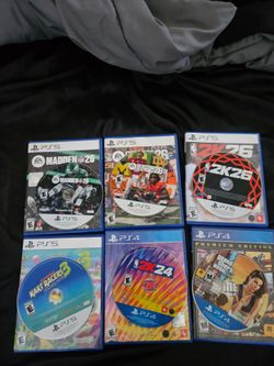 Ps5 and ps4 games