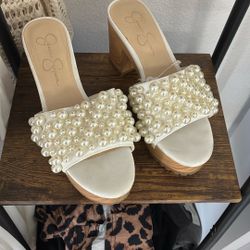 Jessica Simpson Pearl Clogs