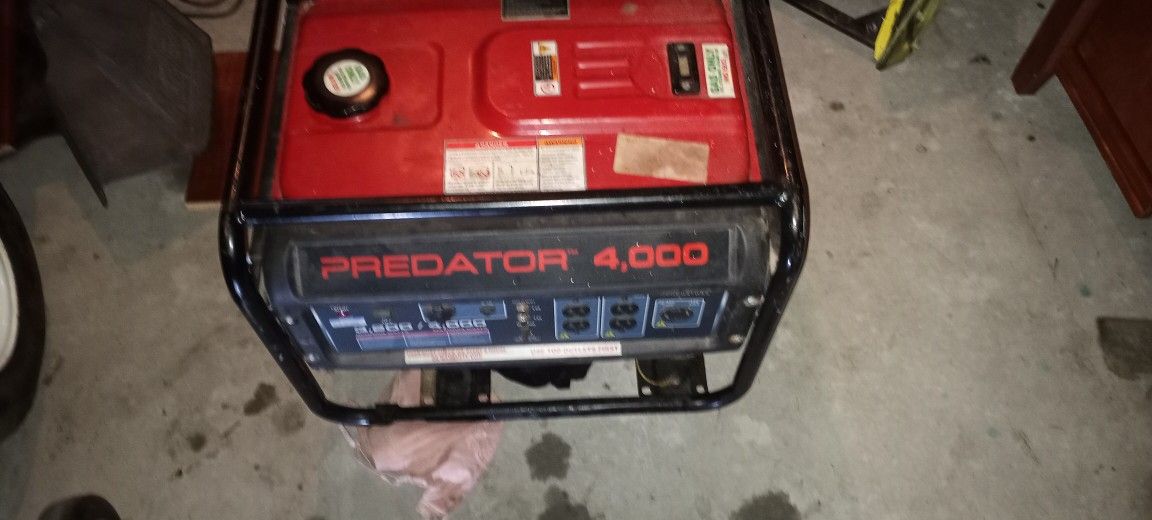 Predator 4000 generator