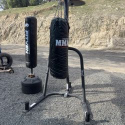 PUNCHING BAGS AND BASE