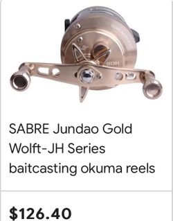 Jundao Gold Wolft Jh Series Right Hand Round Reel, Baitcaster