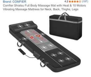 Comfier Shiatsu Full Body Massage Mat with Heat