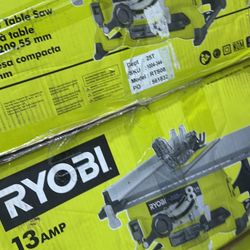 Ryobi electric 8-1/4” compact table saw $120 each 