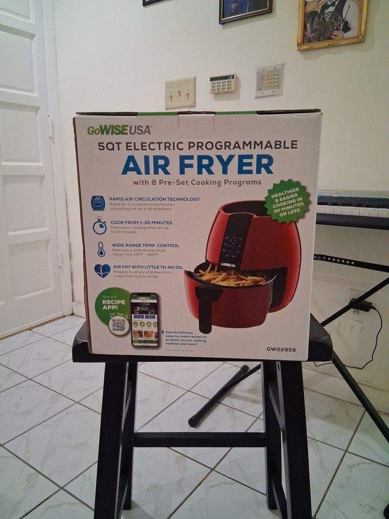 GoWise USA Red Air Fryer