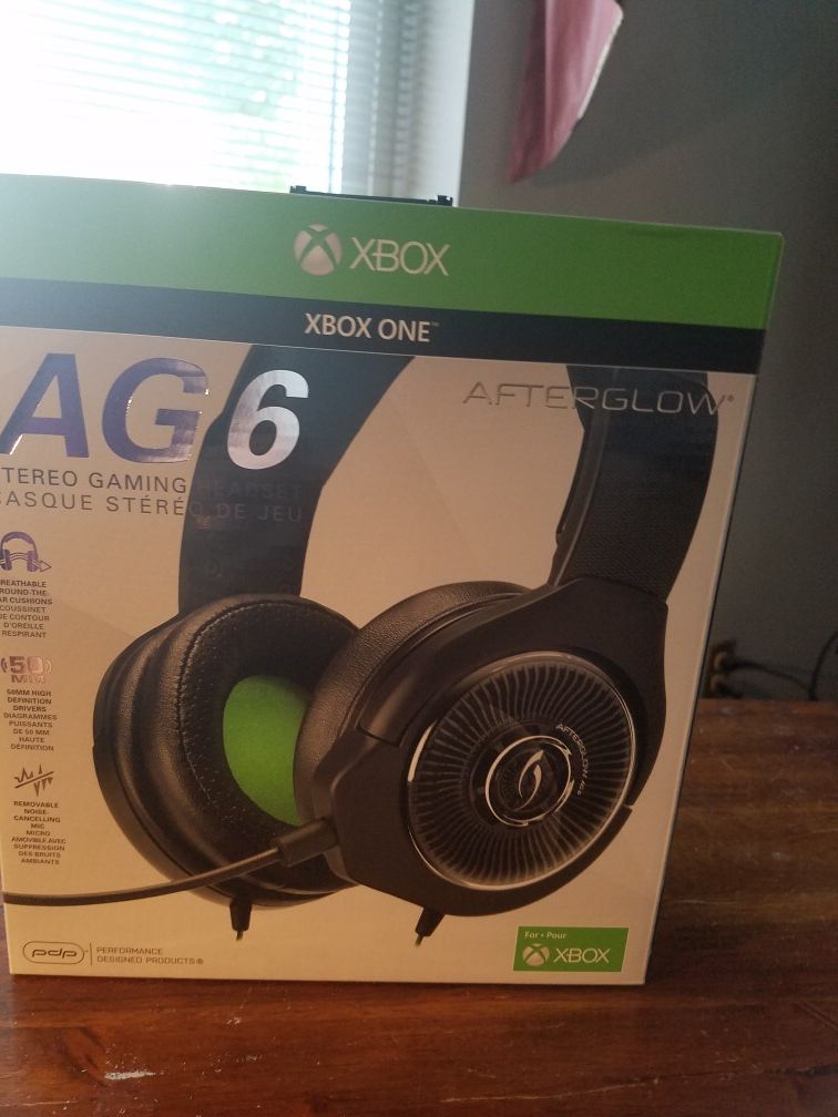 XBox One AG6 Afterglow Headset/Mic