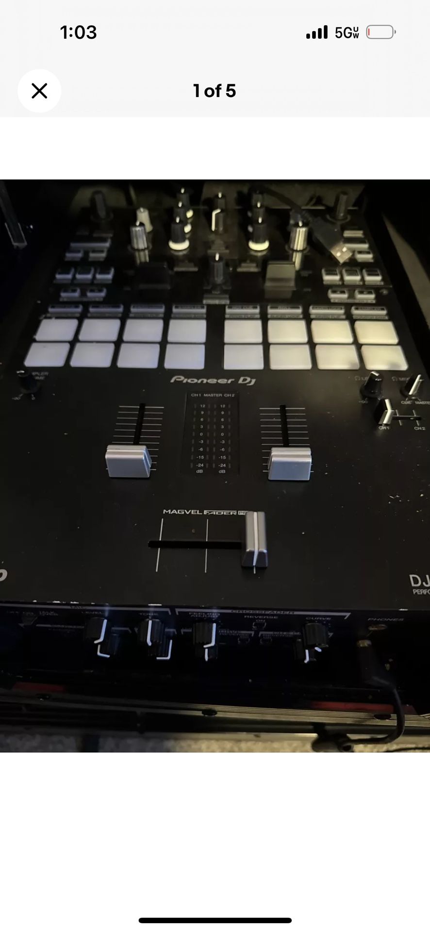 Pioneer DJM-S7 - 2 Channel DJ Scratch Mixer for Serato