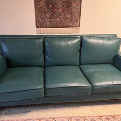 100% Leather Abberson Sofa & Chair $500,00