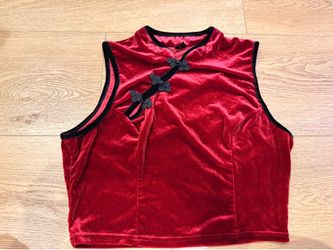 Chinese style crop top