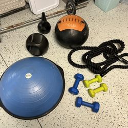 Workout Equipment Lot