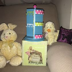 Easter Gifts (Angel Frame,stuffed Animal bunny & chick,Jewelry organizer display stand,door hanger) Thumbnail