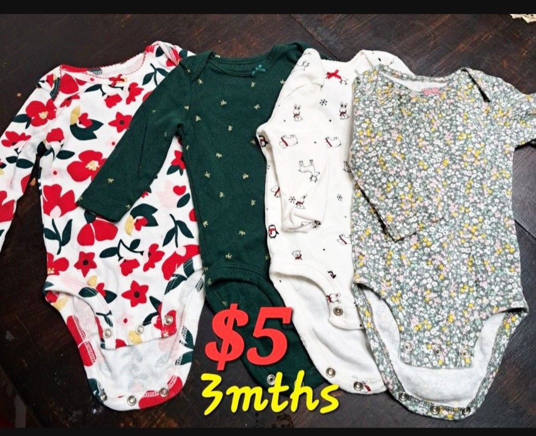 Baby Girl's Onsie Bundle Size 3 Months