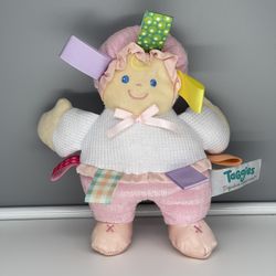 Taggies Signature Collection Baby Doll Pink  Plush 8” Soft Lovey Mary Meyer