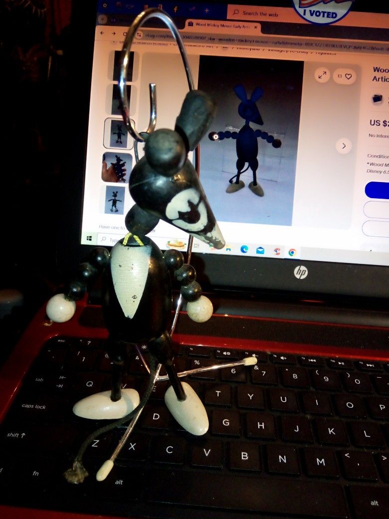 Would Mickey Mouse Early Antique Articulated 1930s Walt Disney's 6.5 In Very Rare