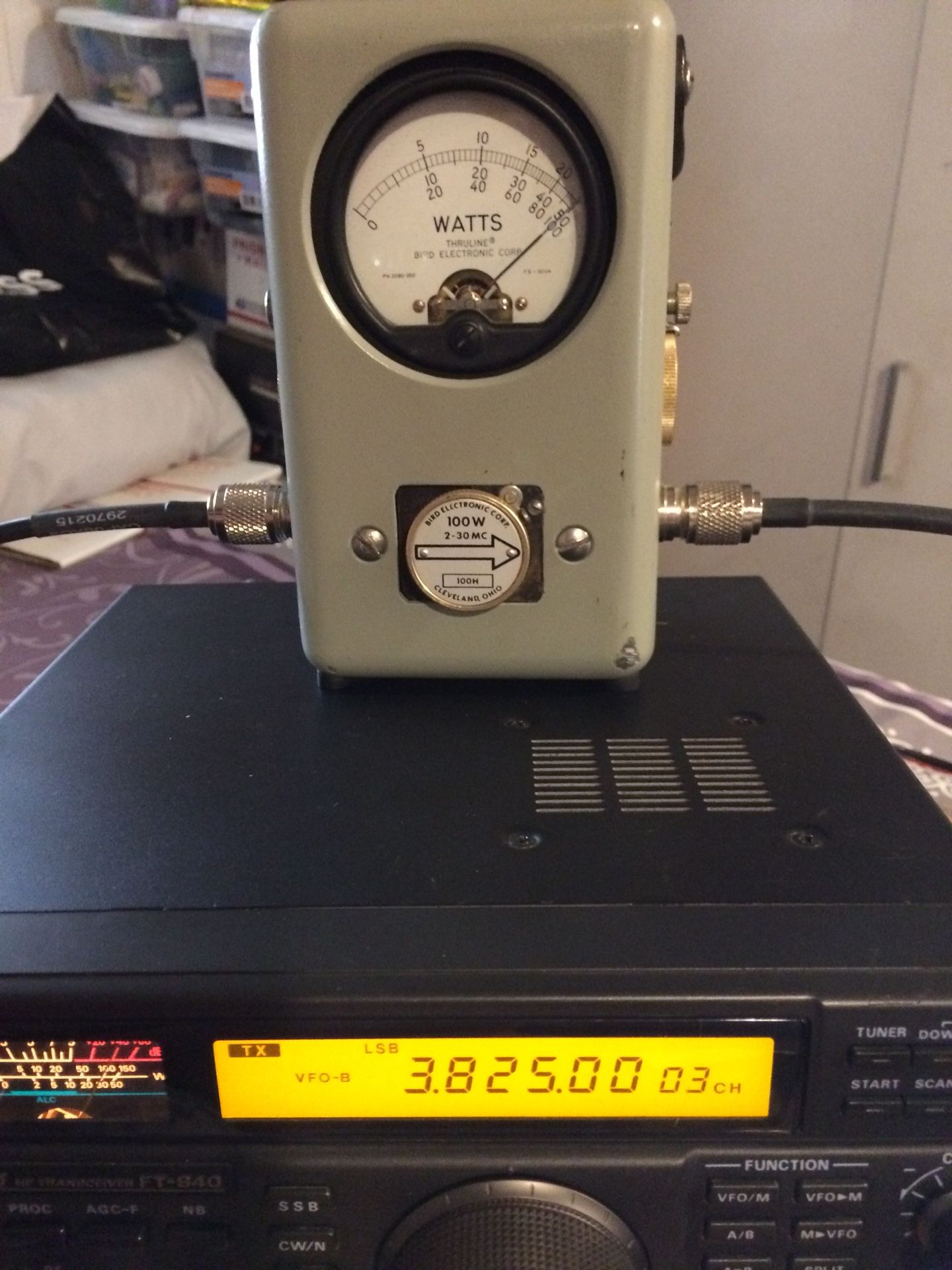 Yaesu ft 840 hf ham radio works good
