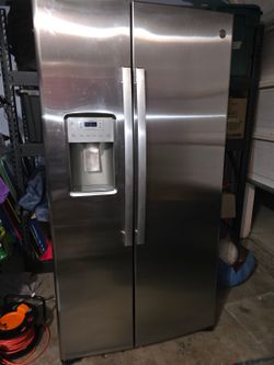 GE Stainless Steel Side-by-Side Refrigerator