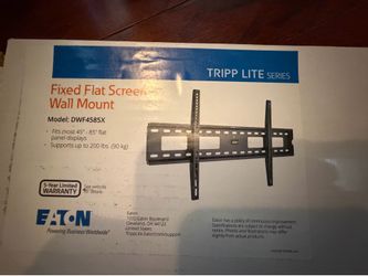 Brand new wall mount tv with all hardware included