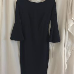Navy Blue Calvin Klein Dress