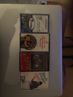 Lot of 4 Audio Cassettes, Bobby Cruz Navidad Tropical, The Time Life Christmas Sing-Along, La Tuna Estudiantina de Cayey, Jesus Es Tu Amigo Javier
