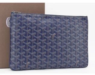 Goyard Navy Blue Bag   15X 11 