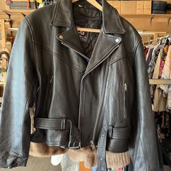 Men’s Size XL black Leather Jacket