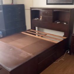 Queen Bed Frame With Storage 