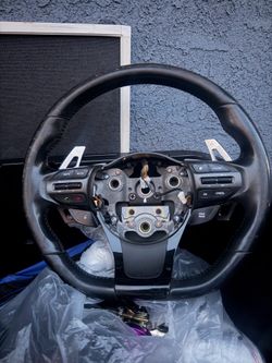 Kia optima flat bottom steering wheel sport with paddles shifters