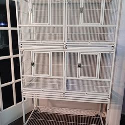Divided Bird Cage