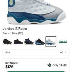 Jordan 13 Retro French Blue 