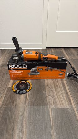 RIDGID 15 Amp Corded 7 in. Twist Handle Angle Grinder