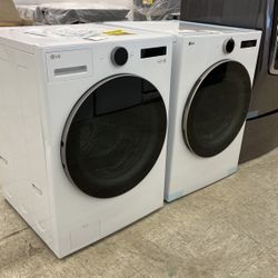 LG FRONT LOAD WASHER AND DRYER SET 