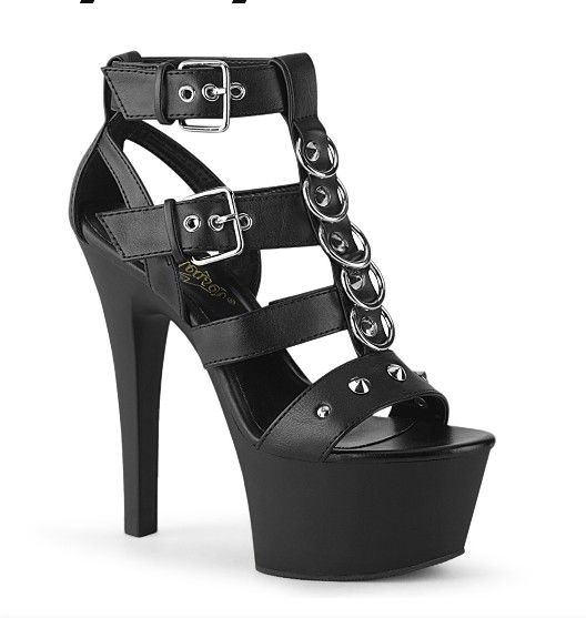 Platform Sandal -Pleaser, Size 6