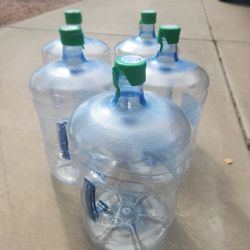(5) 5 Gallon Water Jugs
