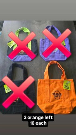 Trader Joe's Mini Halloween Totes