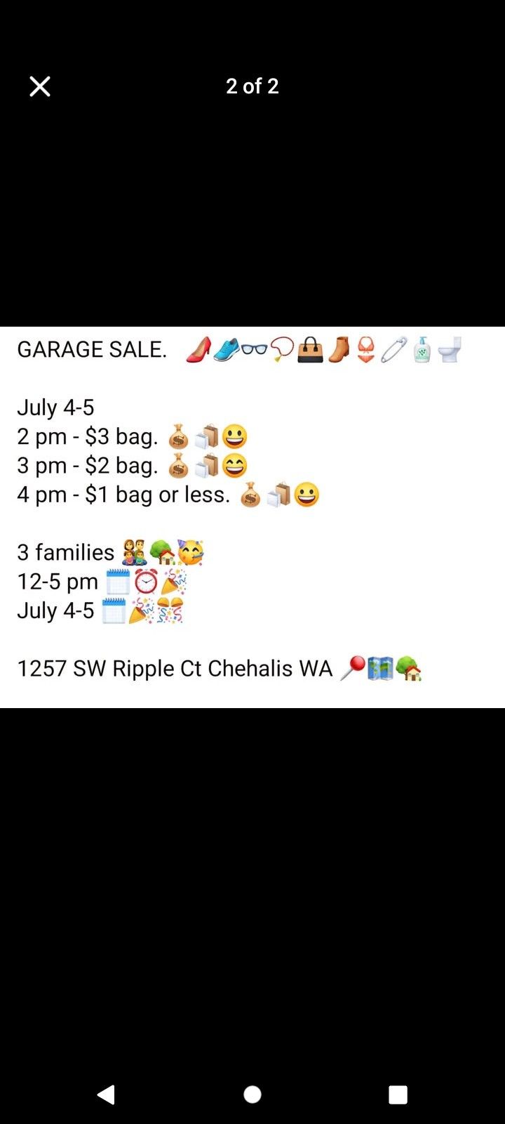Garage Sale