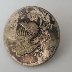 18th Century Spanish Military Coat Of Arms Button