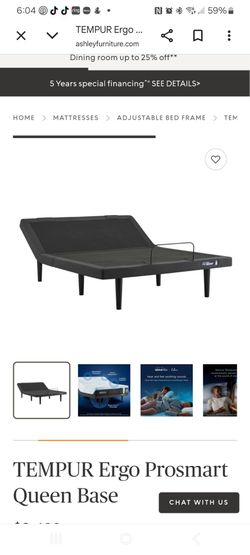 TEMPUR Ergo Prosmart Queen Adjustable Base
