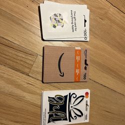 1:1 Prop Giftcards