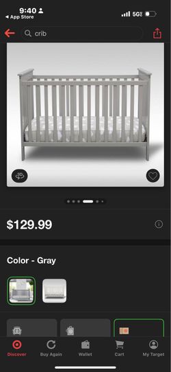 Crib and mattress
