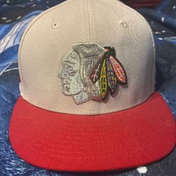 Blackhawks Fitted  7 3/8 