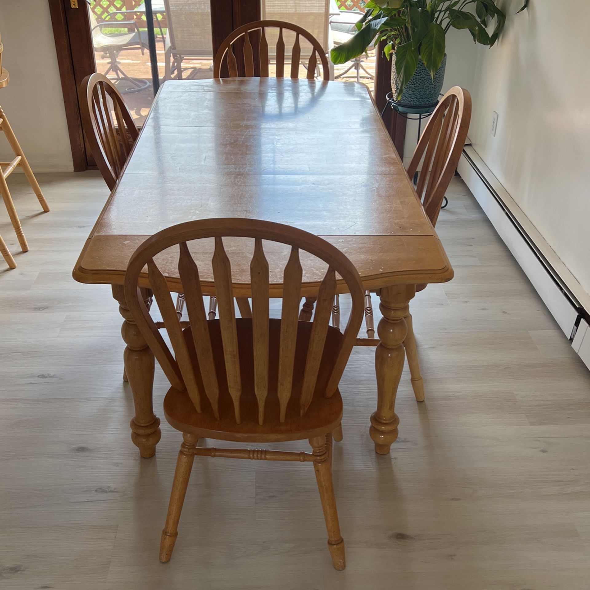 Kitchen Table With 4 Chairs Solid Wood