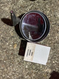 Vintage Red Lens Signal Light with Switch Box