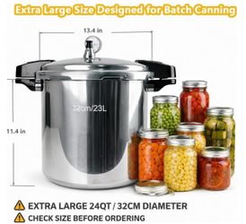 Extra Large 24Qt Pressure Canner 32cm