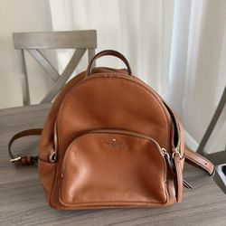 Kate Spade Light Brown Small Backpack